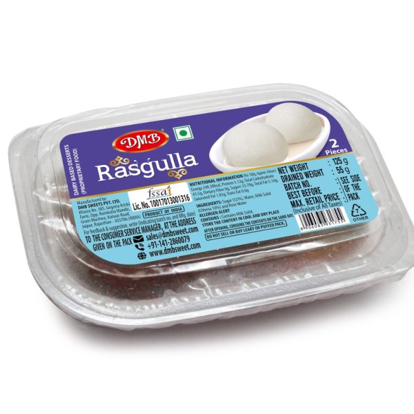 Rasgulla 2 Pcs