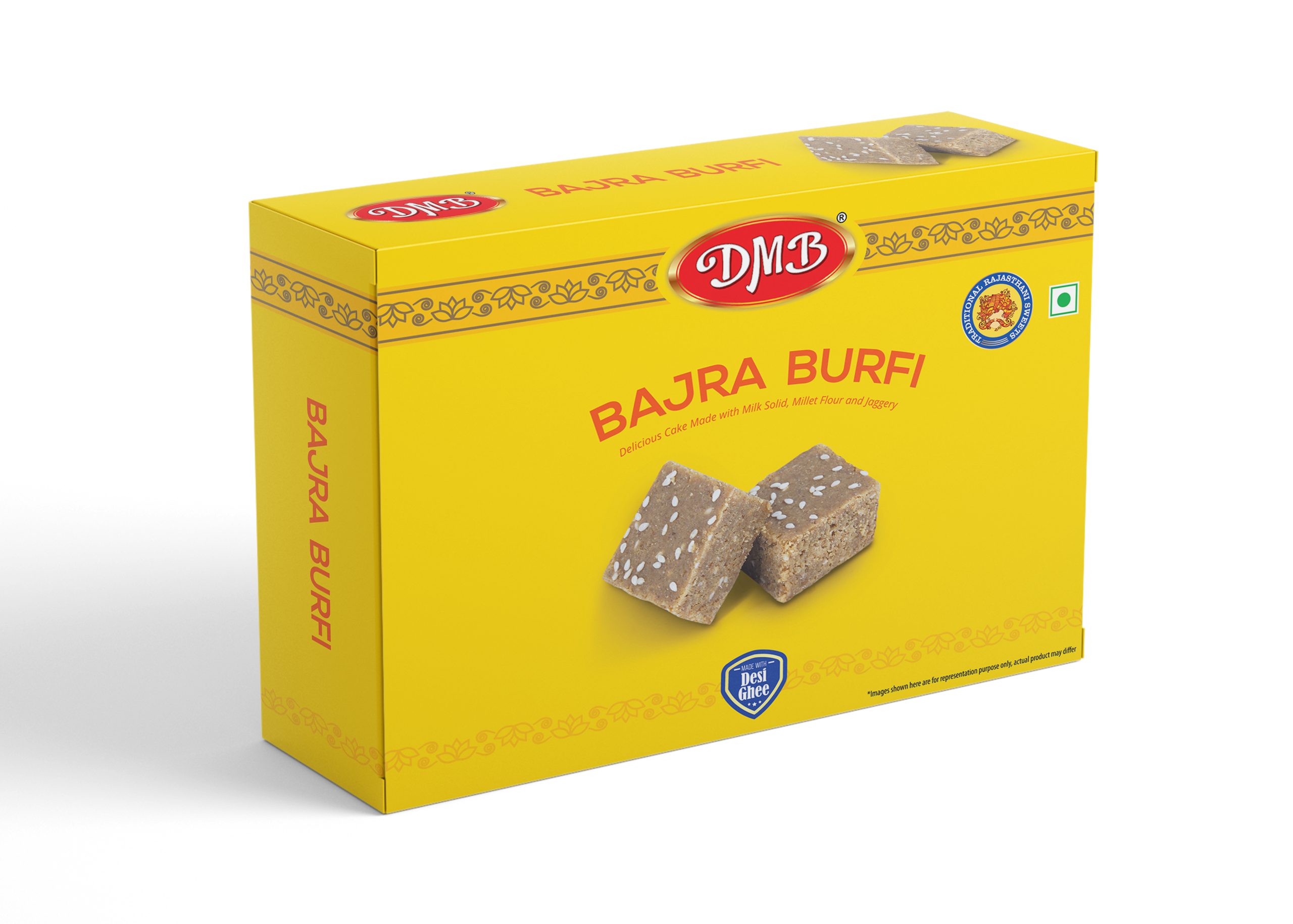 Mockups Design Gur Bajra Burfi - Image 1