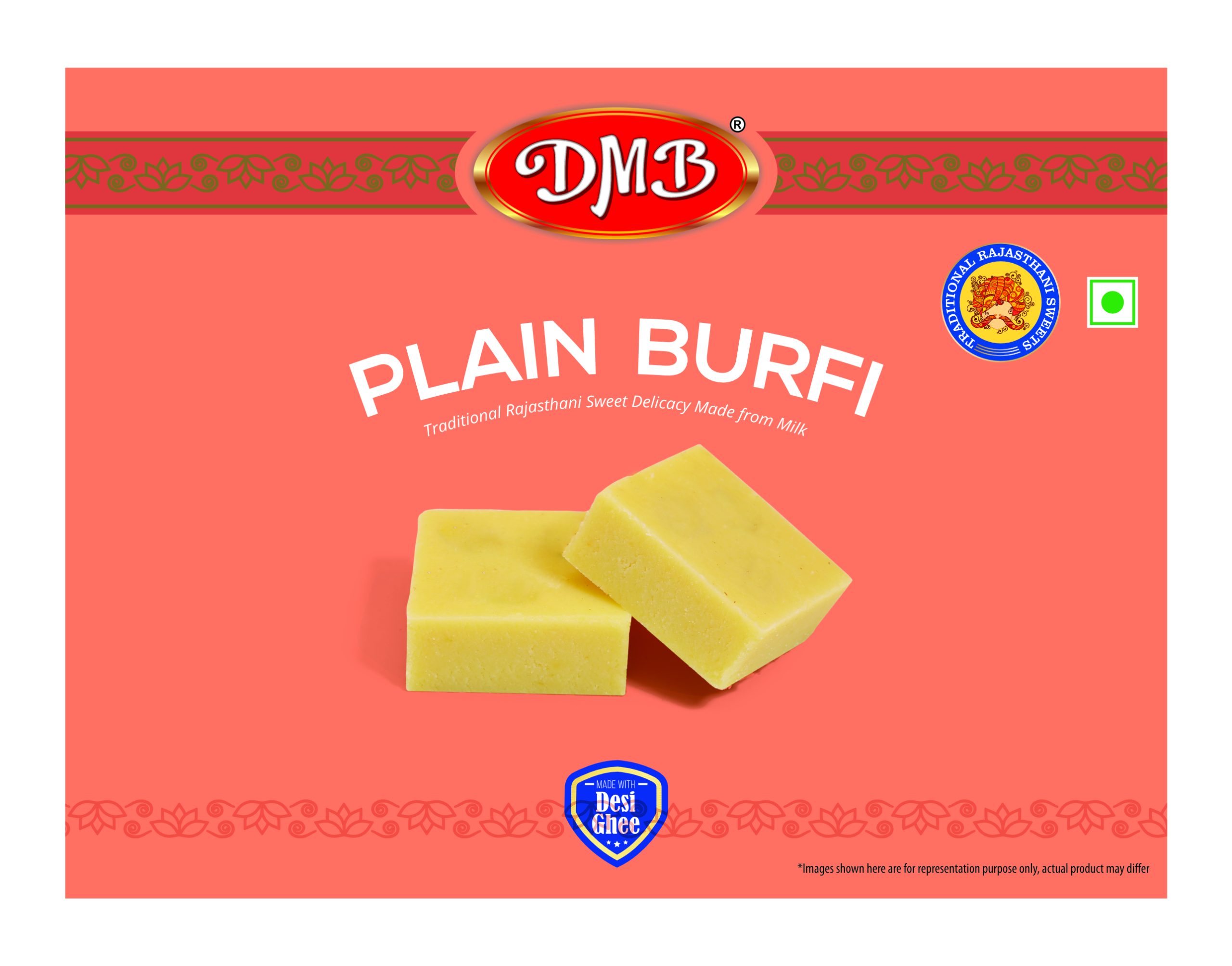 PLAIN BURFI FRONT Plain Burfi - Image 1